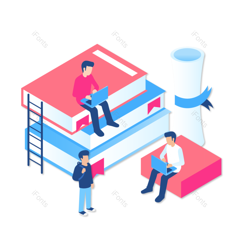 毕业季图片,学习元素,书本PNG,交流免抠素材